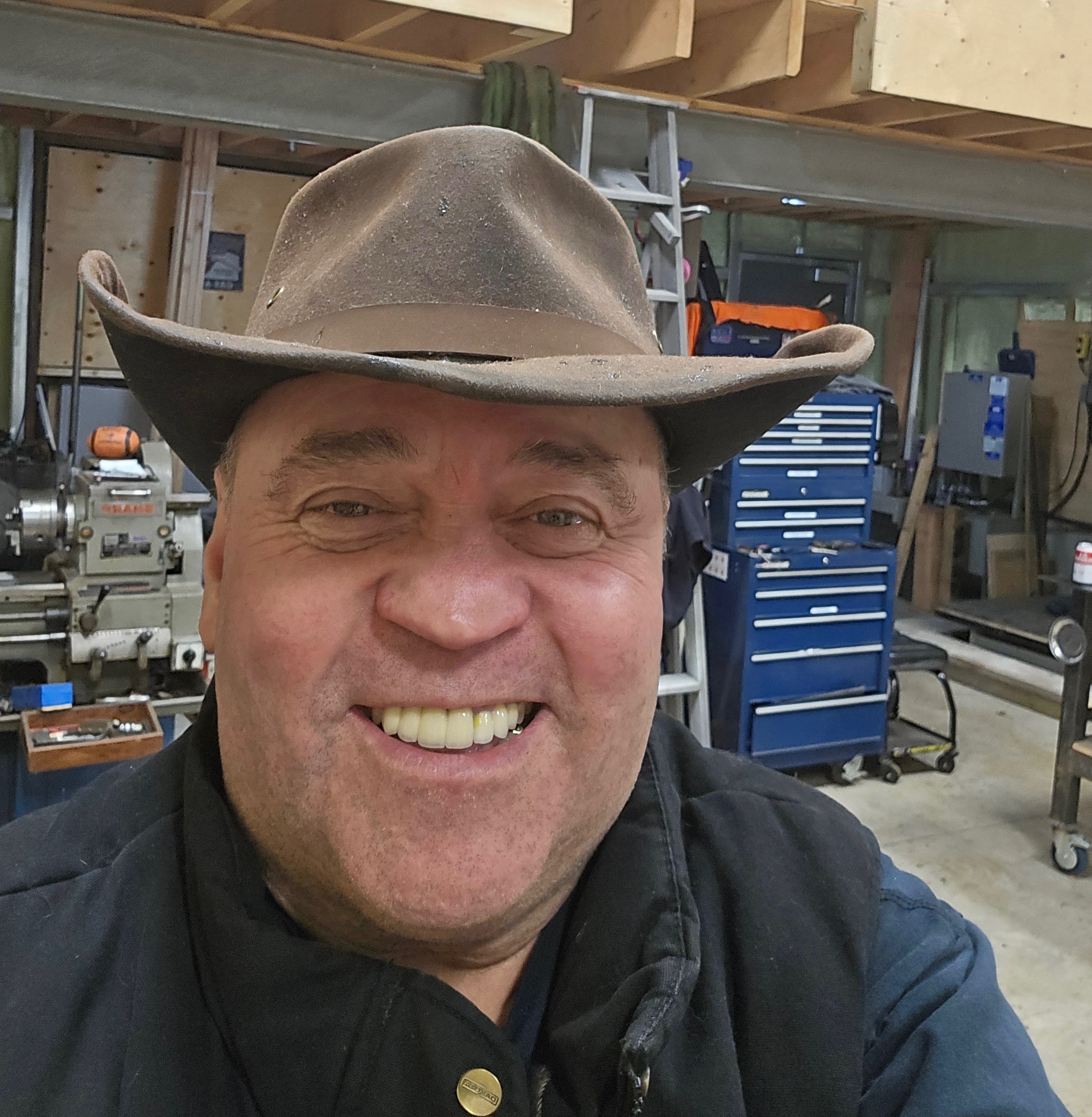 Steven Muise, a hands-on problem solver, in his workshop